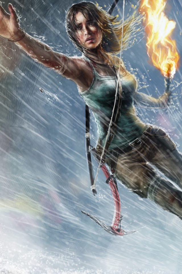 Lara Croft Tomb Raider Android wallpaper