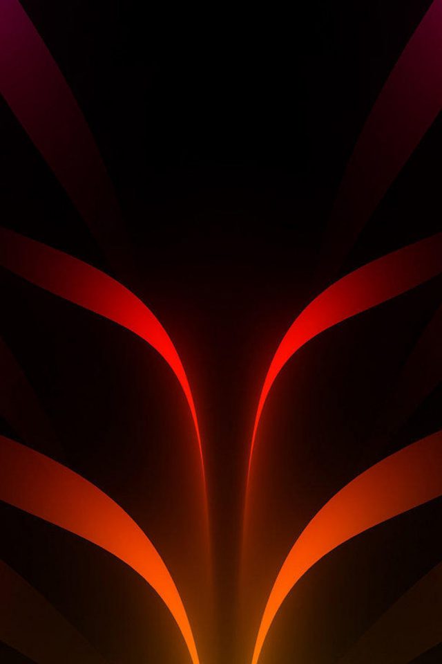 Abstract Orange Art Android wallpaper