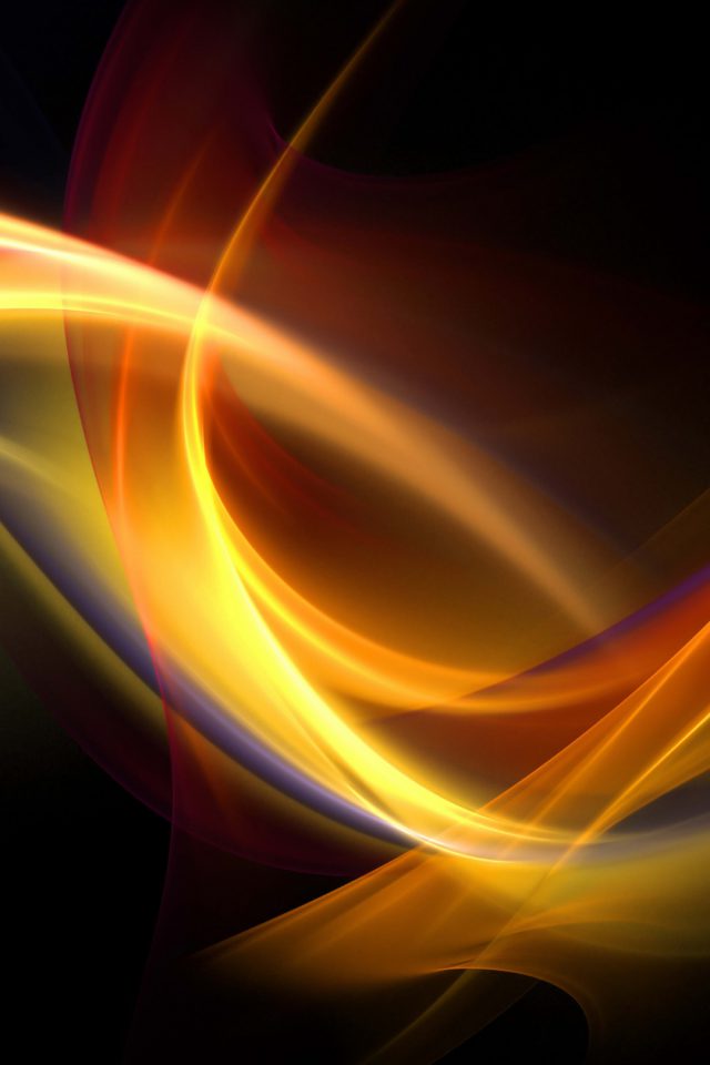 Abstract Yellow Blue Android wallpaper