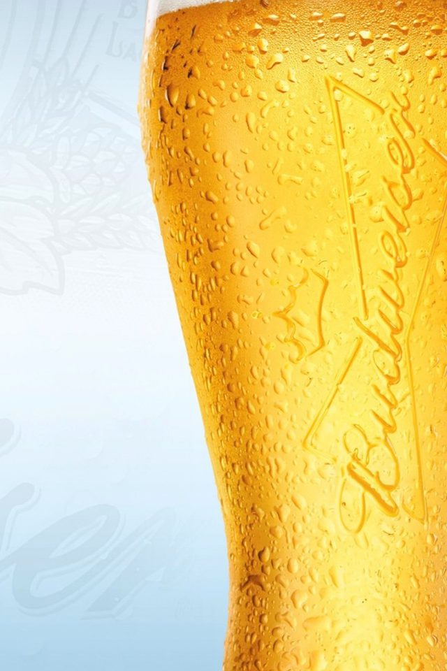 Beer Glass Yellow Closeup Android wallpaper