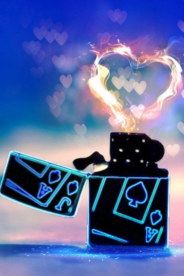 Lighter Love Flame Android wallpaper