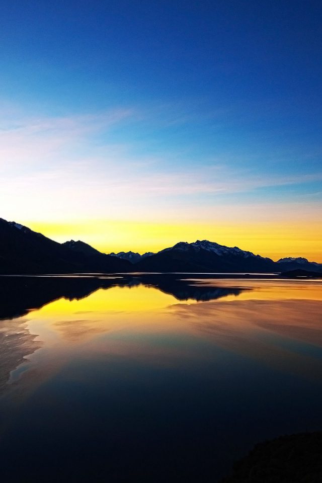 New Zealand Sunset Android wallpaper