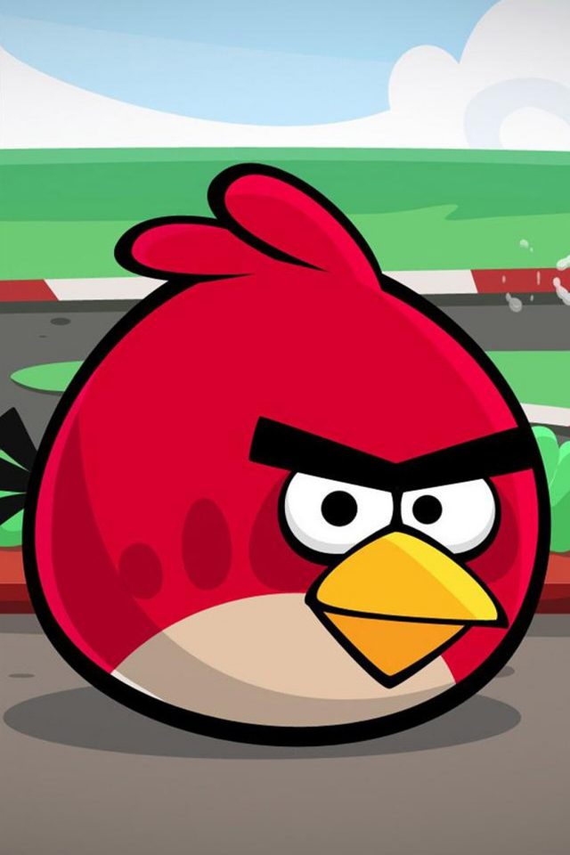 Angry Bird Red Art Android wallpaper