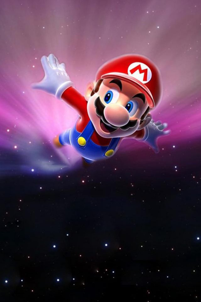 Super Mario Space Android wallpaper