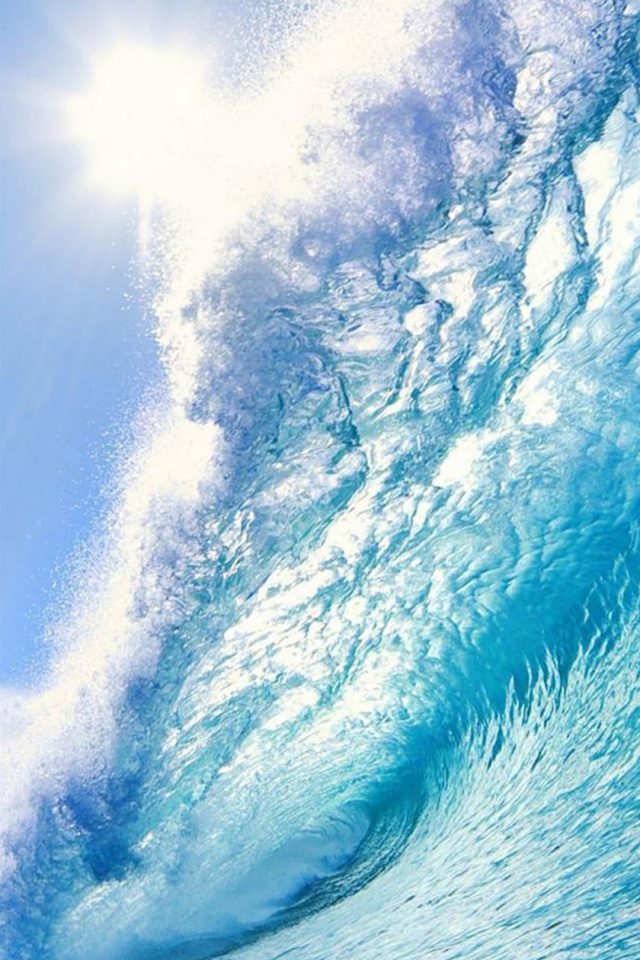 Great Waves Android wallpaper