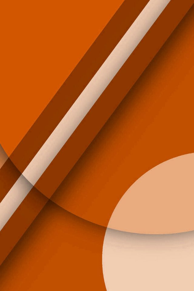 Beautiful orange geometric Android wallpaper