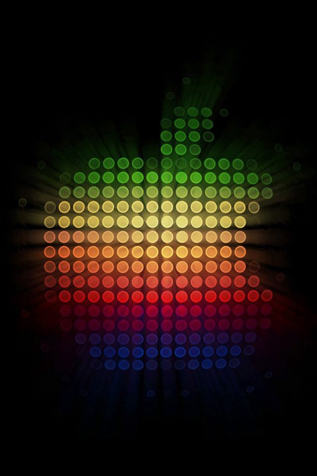 Colorful Apple Logo Android wallpaper