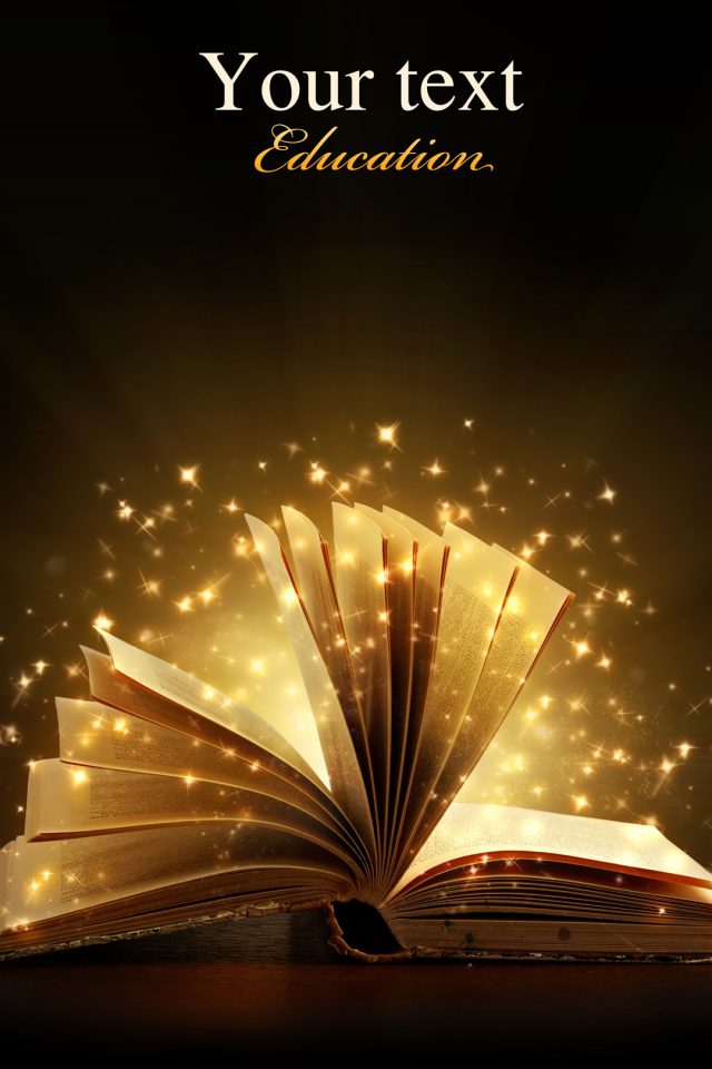 Creative magic books Android wallpaper