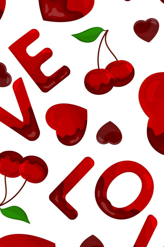 Love Heart Red Android wallpaper