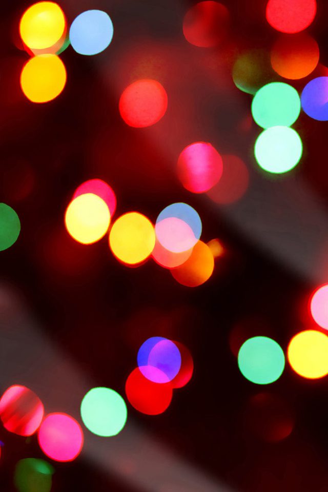 Christmas Lights Bokeh Android wallpaper