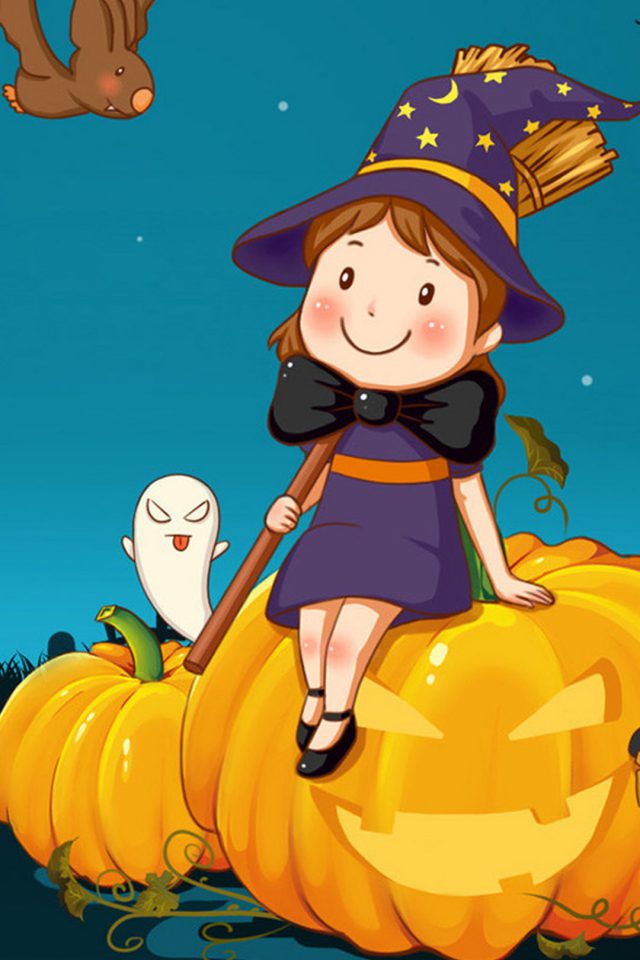 Cute Halloween Android wallpaper