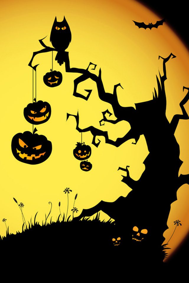 Halloween Scene Android wallpaper