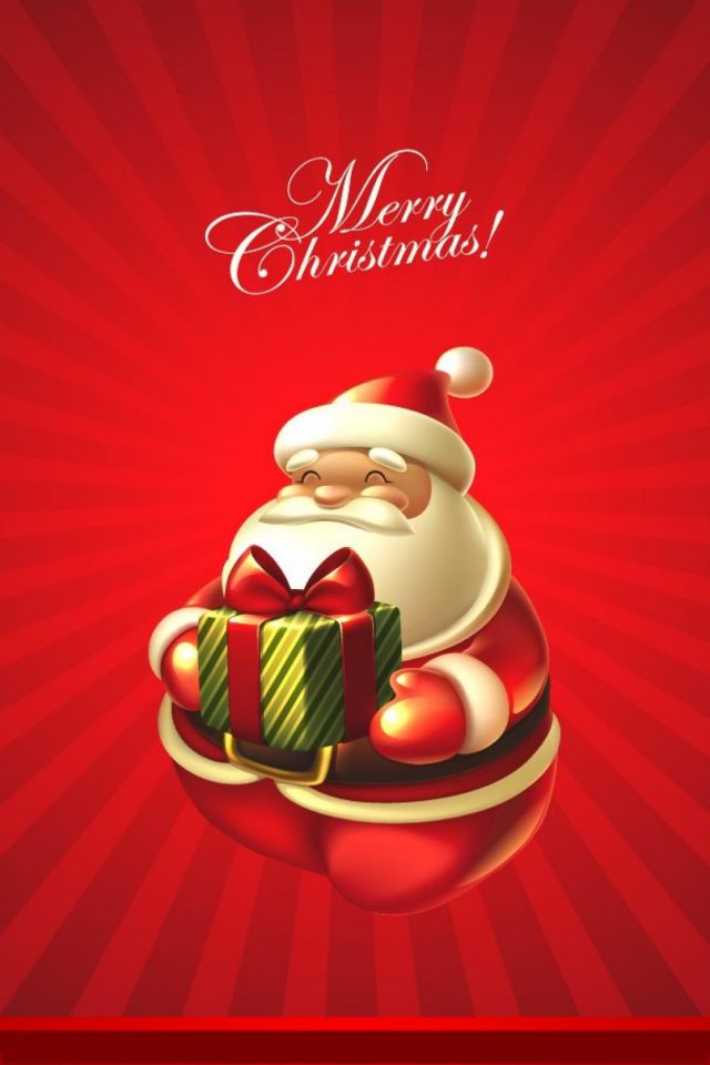 Santa Merry Christmas Android wallpaper