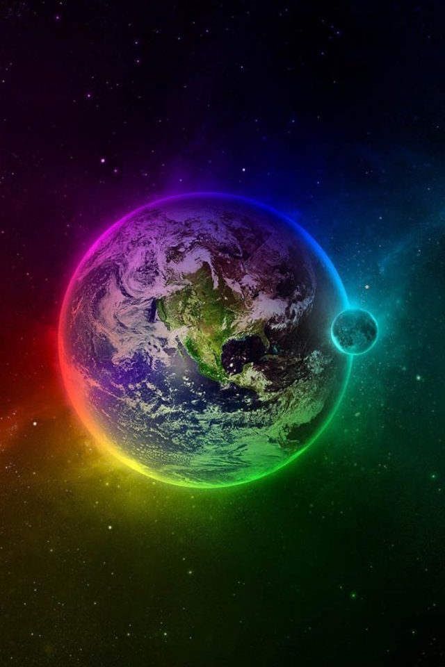 Color Geospace Android wallpaper