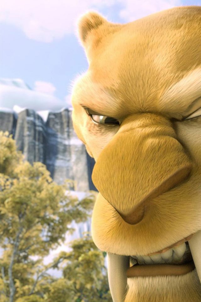 Ice Age Tiger Android wallpaper