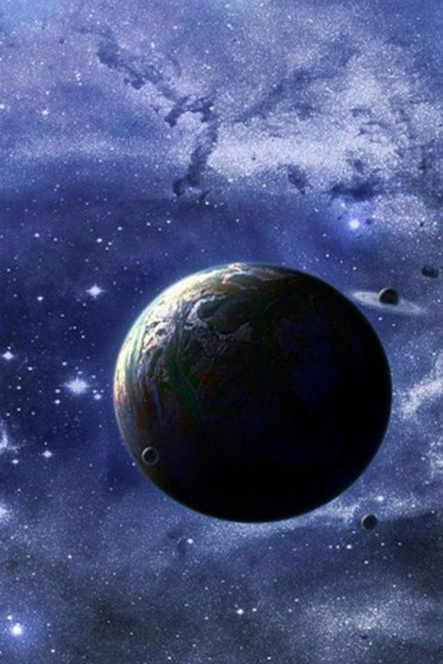 Magical Space Planet Android wallpaper