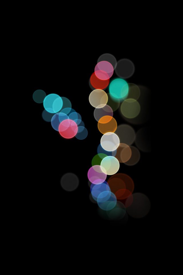 Apple Bokeh IPhone7 Dark Art Illustration Android wallpaper
