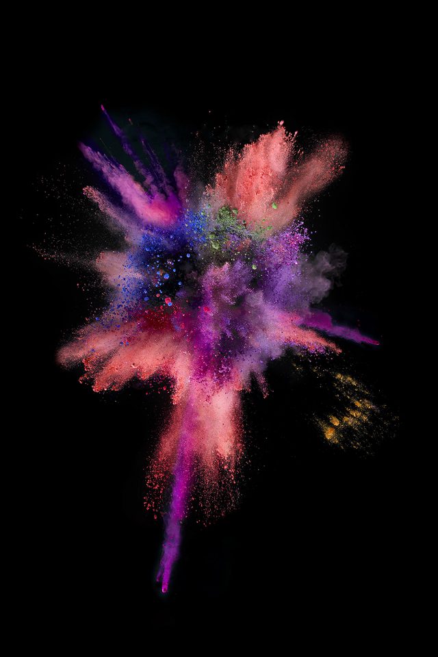 Apple Dark Spark IOS 9 Color Rainbow Android wallpaper