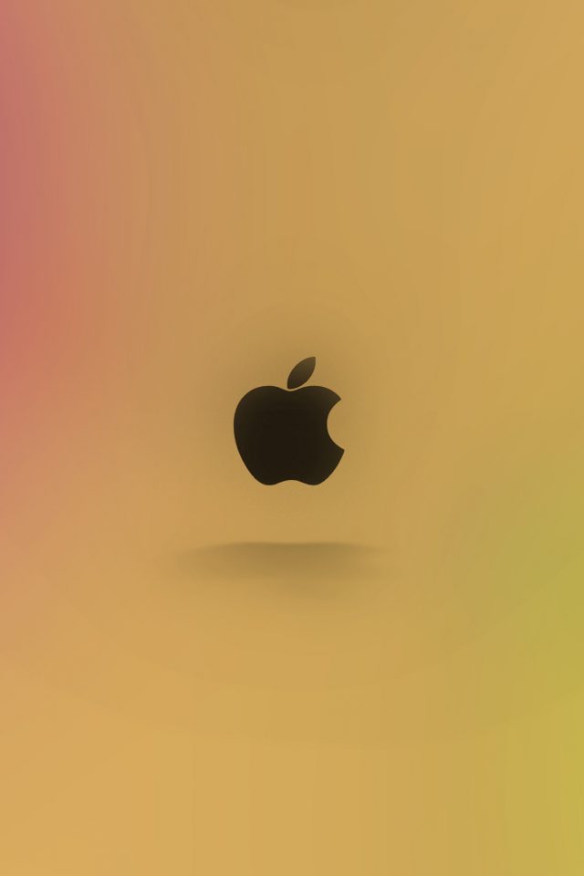 Apple Logo Love Mania Rainbow Android wallpaper
