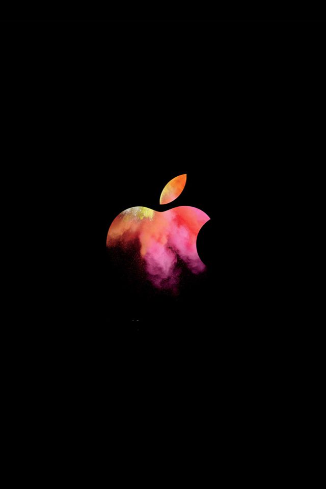 Apple Mac Event Logo Dark Illustration Art Android wallpaper