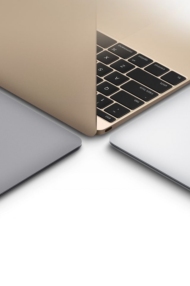 Apple MacBook Gold Silver Slate Gray Art Android wallpaper