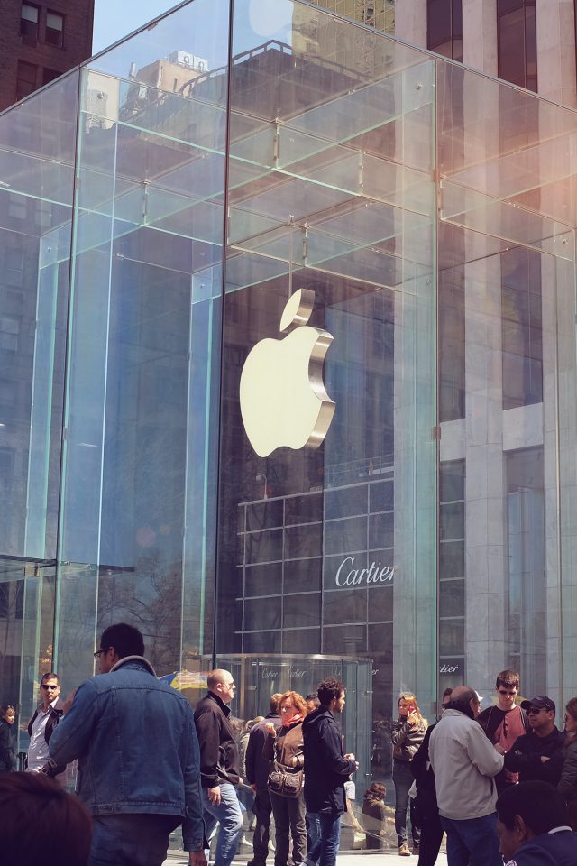 Apple Shop Newyork Cartier City Android wallpaper