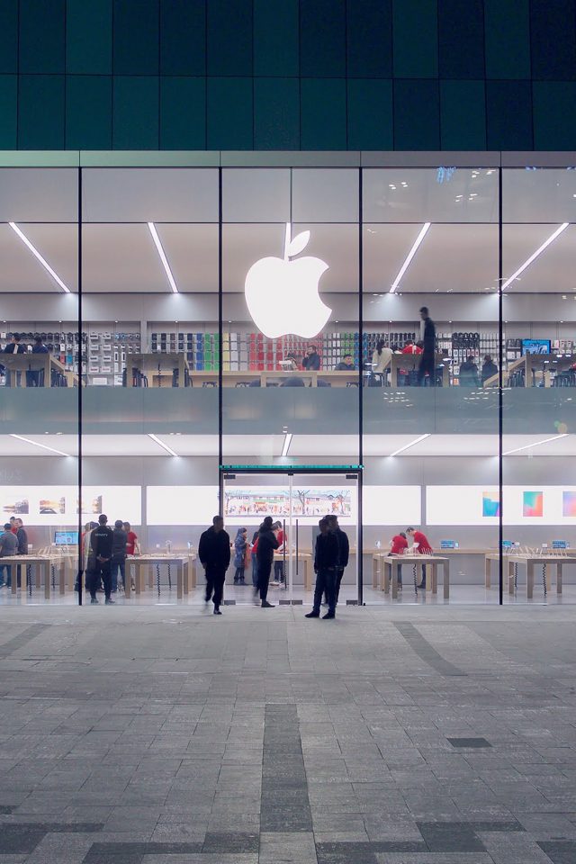 Apple Store Front Architecture City Android wallpaper
