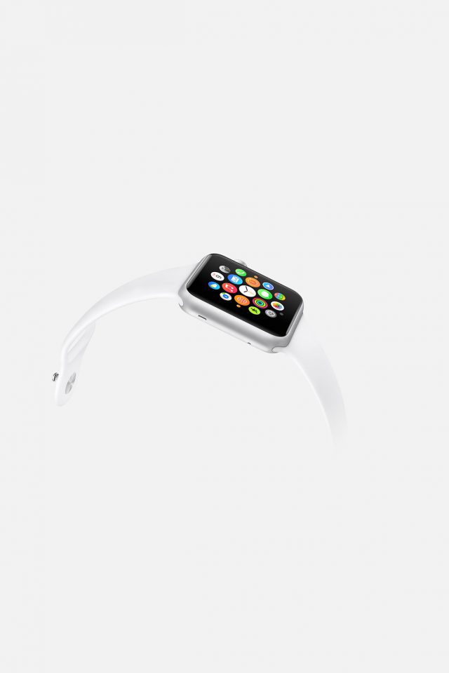 Apple Watch White Sports Art Android wallpaper