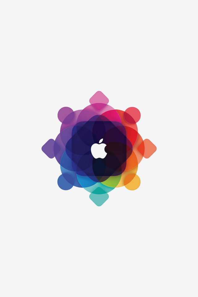 Apple Wwdc Art Logo Minimal White Android wallpaper