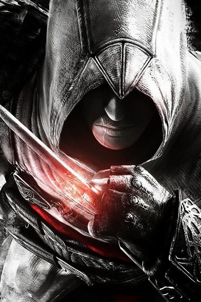 Assassins Creed Dark Game Hero Illustration Art Android wallpaper