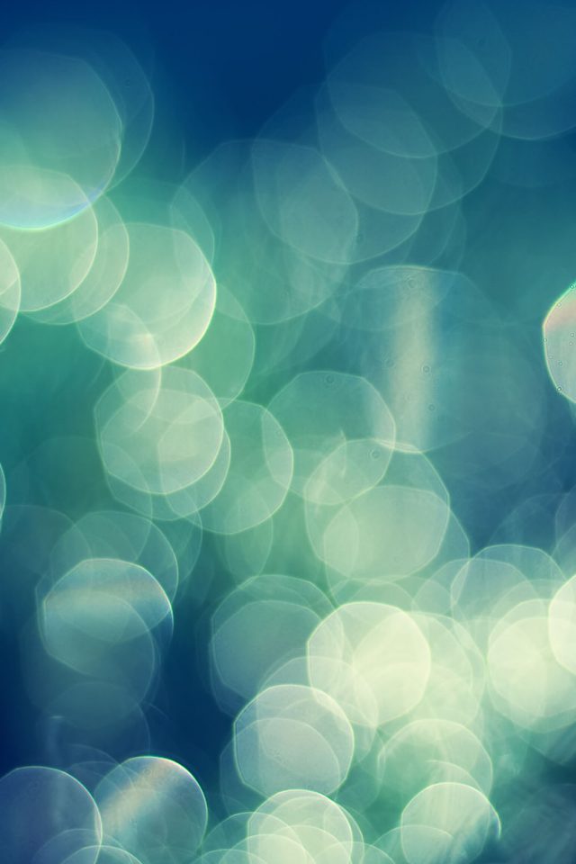 Bokeh Nature Lights Blur Android wallpaper