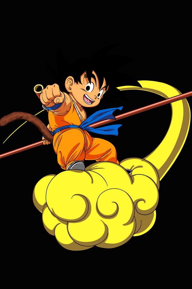 Dragonball Goku Cloud Fly Anime Art Illust Android wallpaper