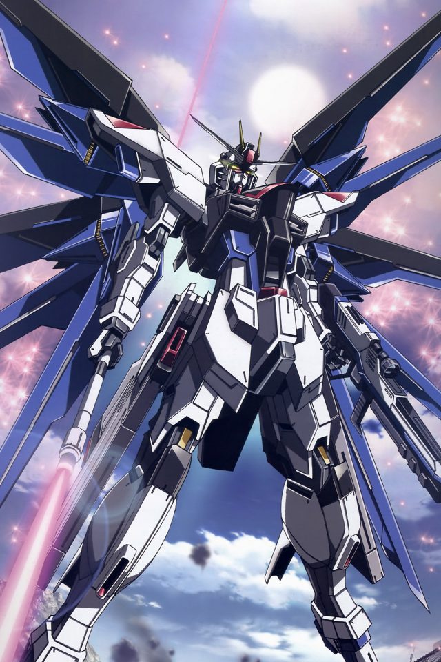 Freedom Gundam Art Illustration Anime Android wallpaper