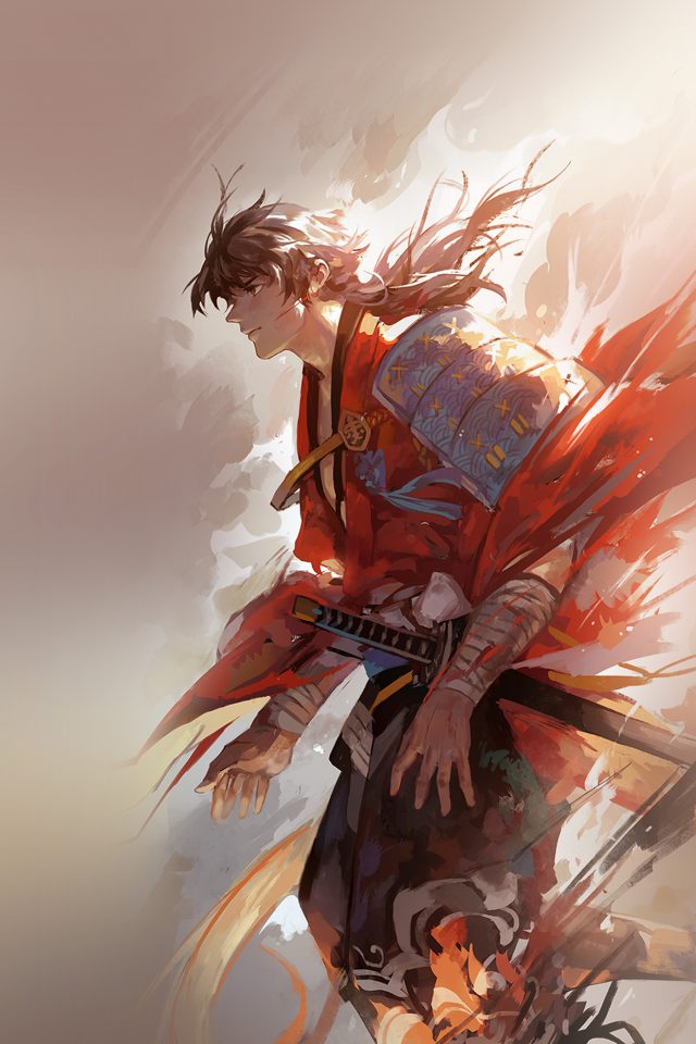 Hanyijie Hero Red Handsomeillustration Art Anime Android wallpaper