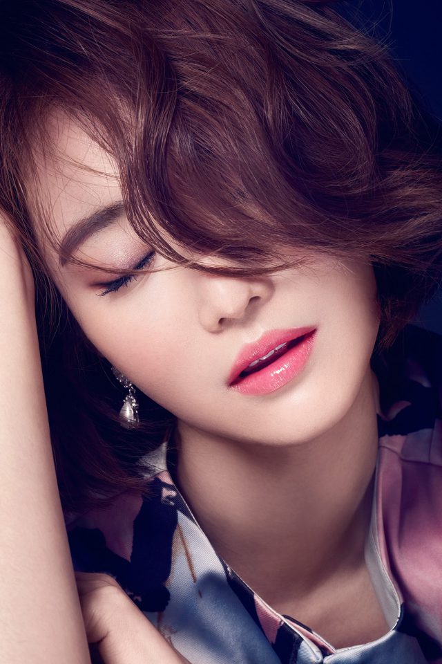 Ko Joon Hee Kpop Film Actress Closed Eyes Android wallpaper