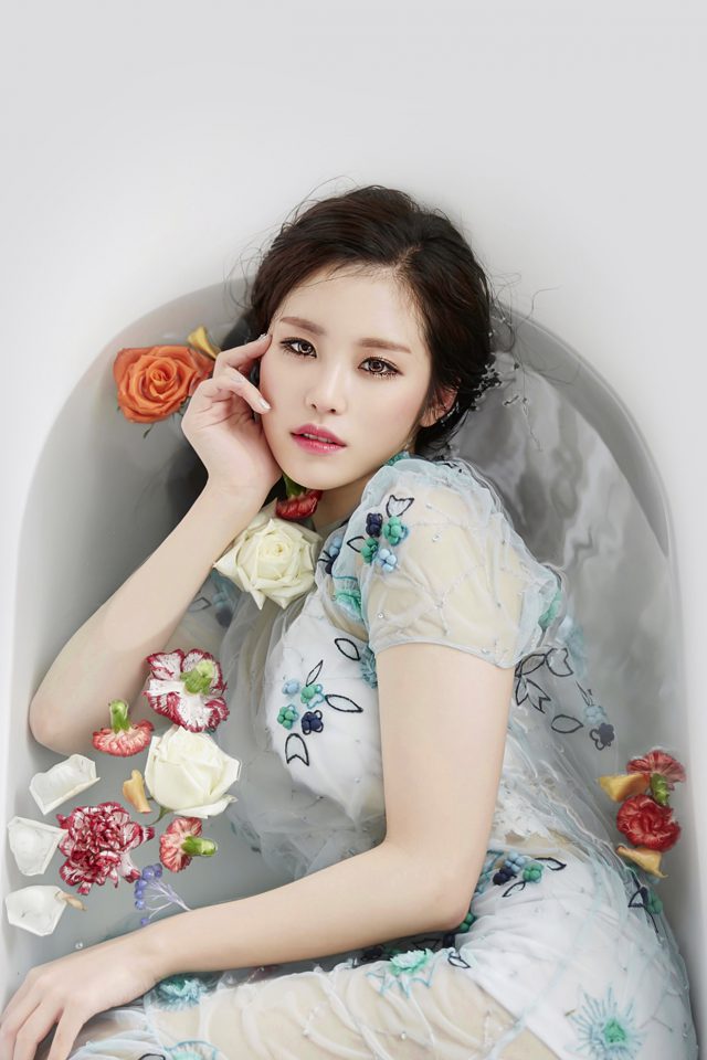 Kpop Artist Jeon Hyosung Secret Beauty Bath Android wallpaper