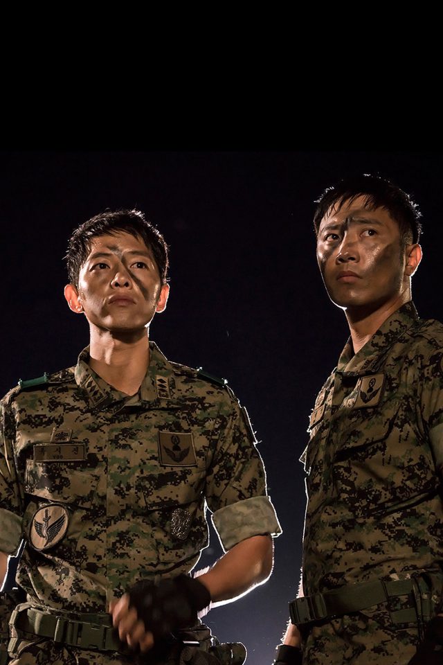 Kpop Sun Song Joonggi Military Descendants Of The Sun Android wallpaper