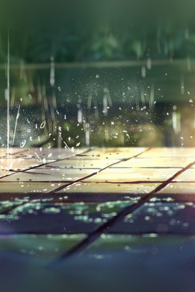 Rainning Illustration Anime Art Nature Android wallpaper