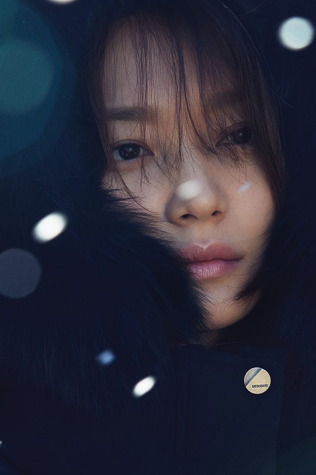 Shin Mina Kpop Winter Snow Celebrity Android wallpaper