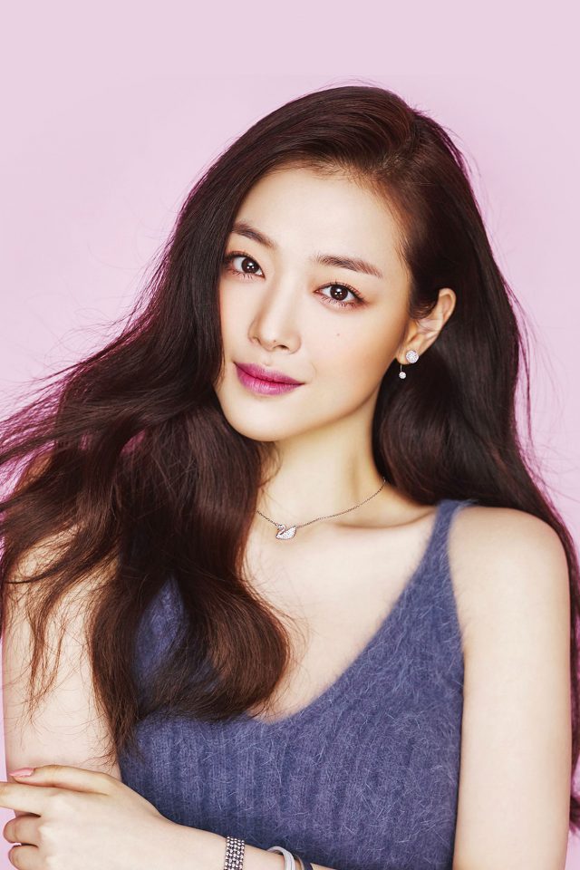 Sulli Kpop Pink Cute Girl Asian Android wallpaper