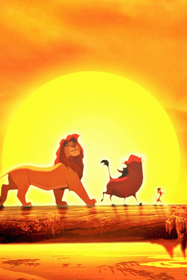 Walt Disney Lion King Anime Art Poster Android wallpaper