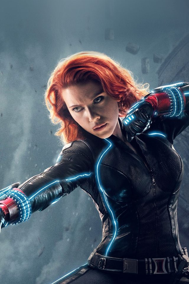 Avengers Age Of Ultron Black Widow Hero Film Android wallpaper
