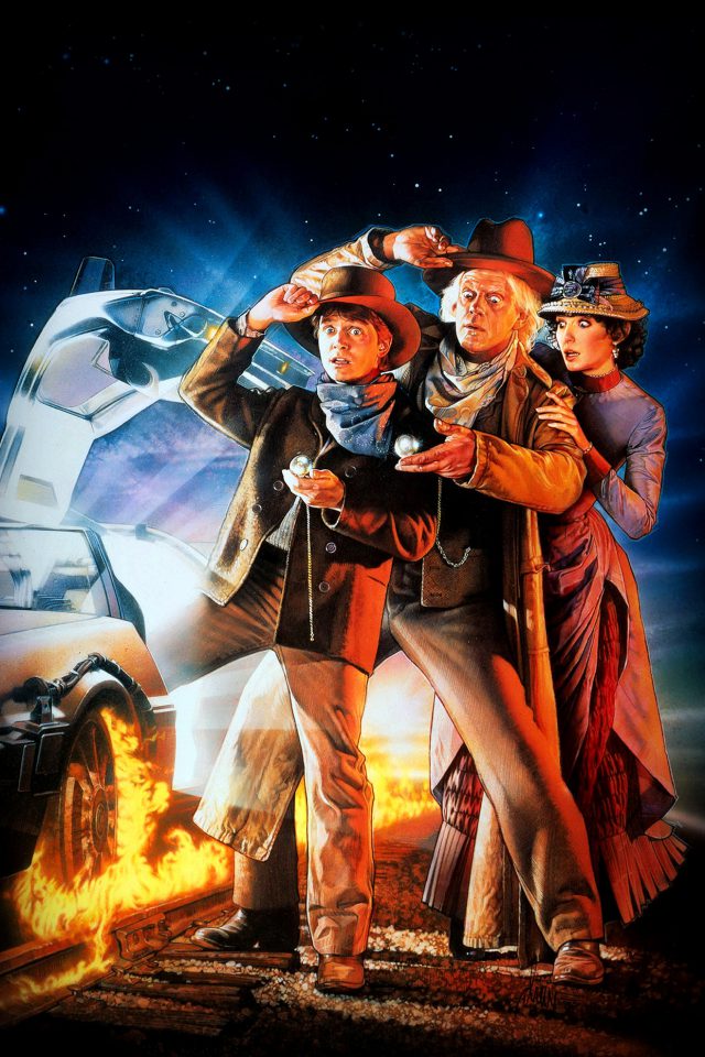Back To The Future 3 Poster Film Art Android wallpaper
