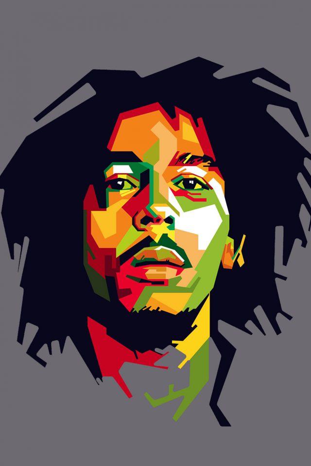 Bob Marley Art Illust Music Reggae Celebrity Android wallpaper
