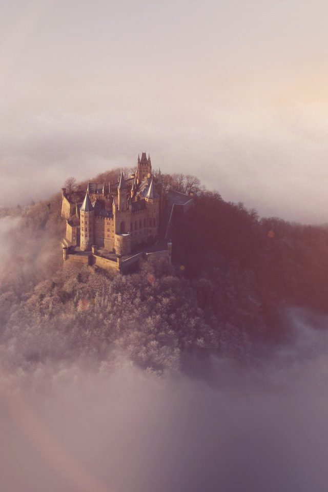 Castle Sky Cloud Dream Fantasy Art Nature Flare Android wallpaper