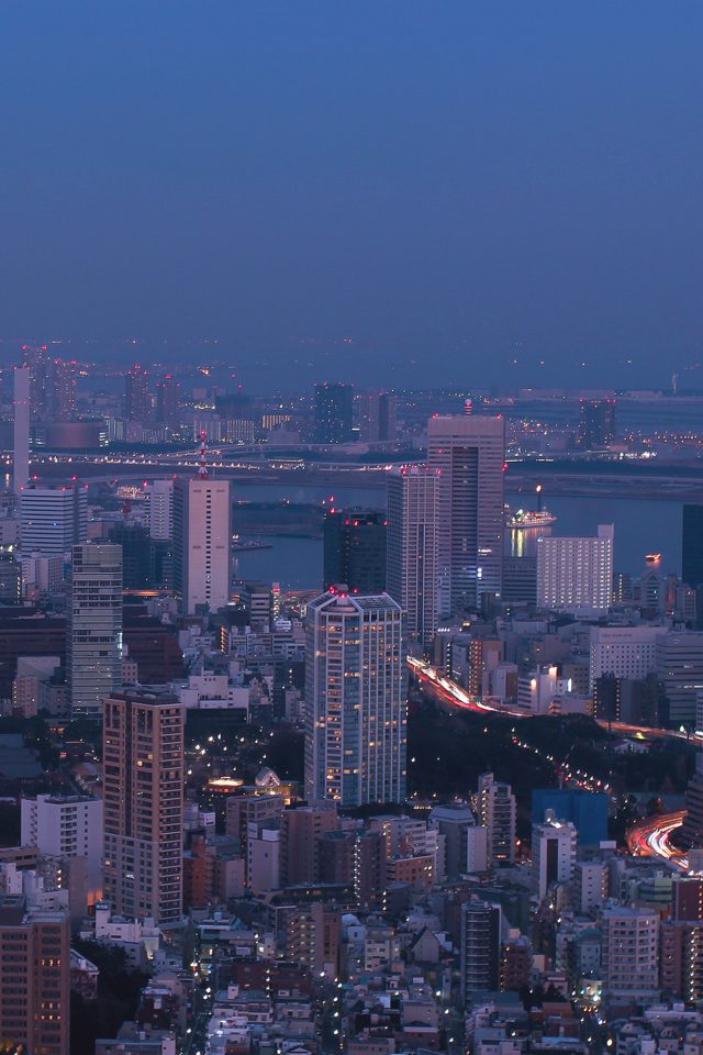 City Tokyo Nature Night Photo Android wallpaper