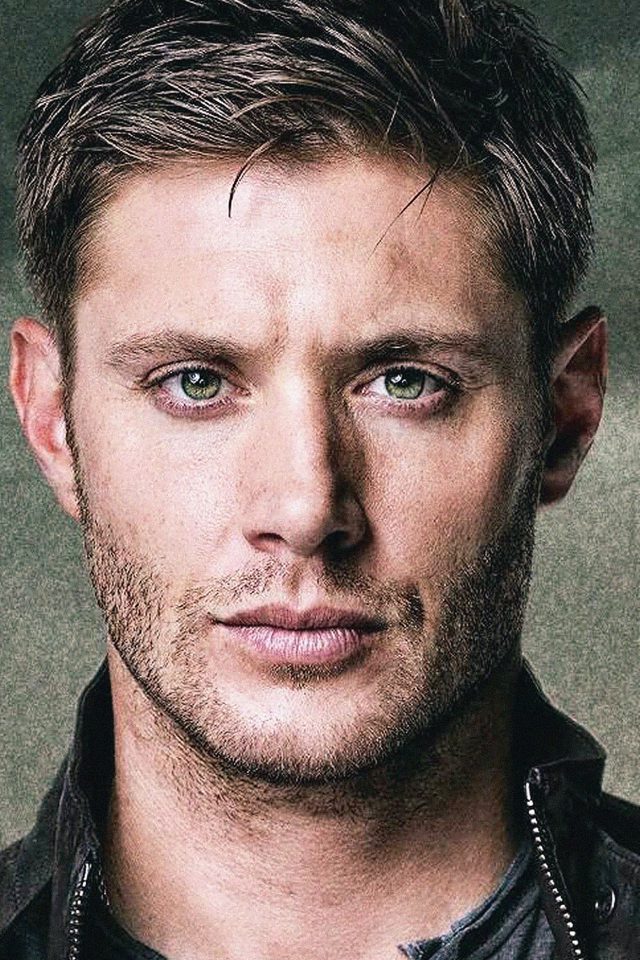 Dean Winchester Paint Film Face Android wallpaper