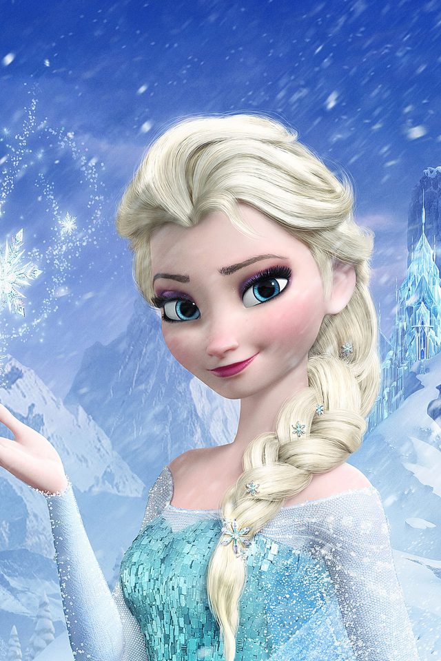 Elsa Frozen Queen Illus Filmt Disney Art Android wallpaper