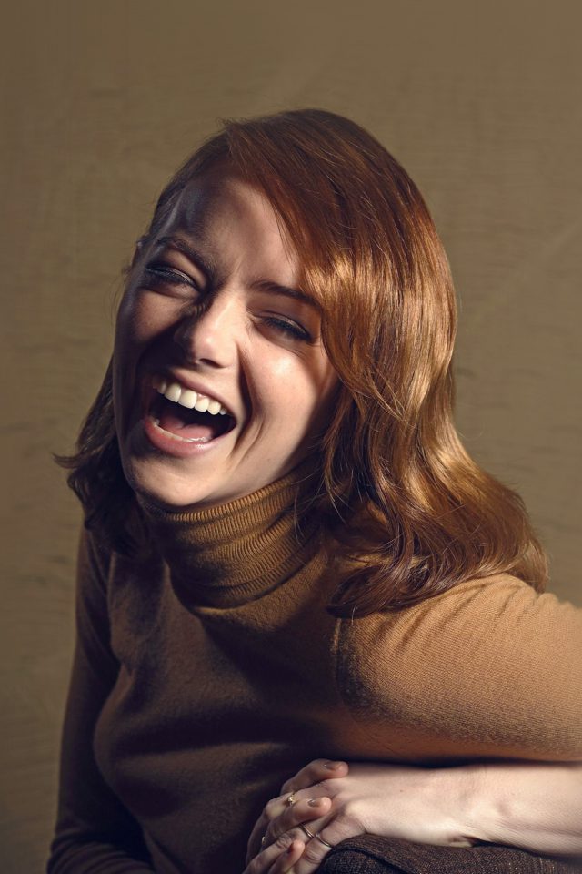 Emma Stone Smile Celebrity Actress Film Android wallpaper