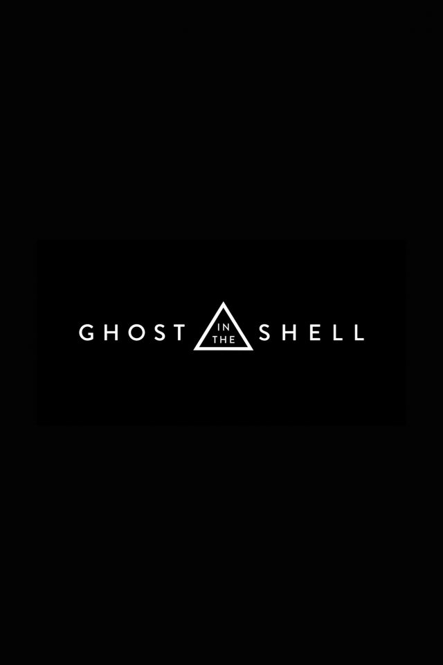 Ghost In The Shell Dark Logo Film Illustration Art Android wallpaper